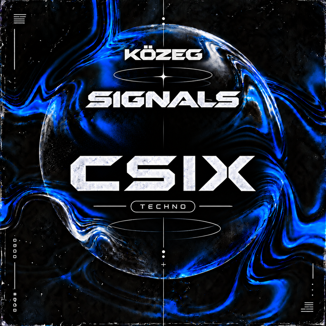 CSIX – KÖZEG Signals, kék borítókép